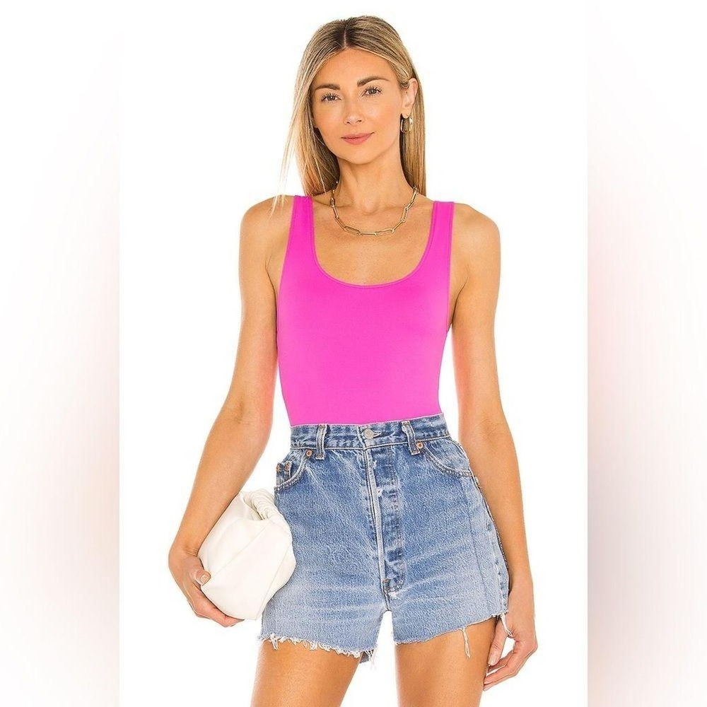 Revolve - Only Hearts - Delicious Tank Bodysuit in French Rose